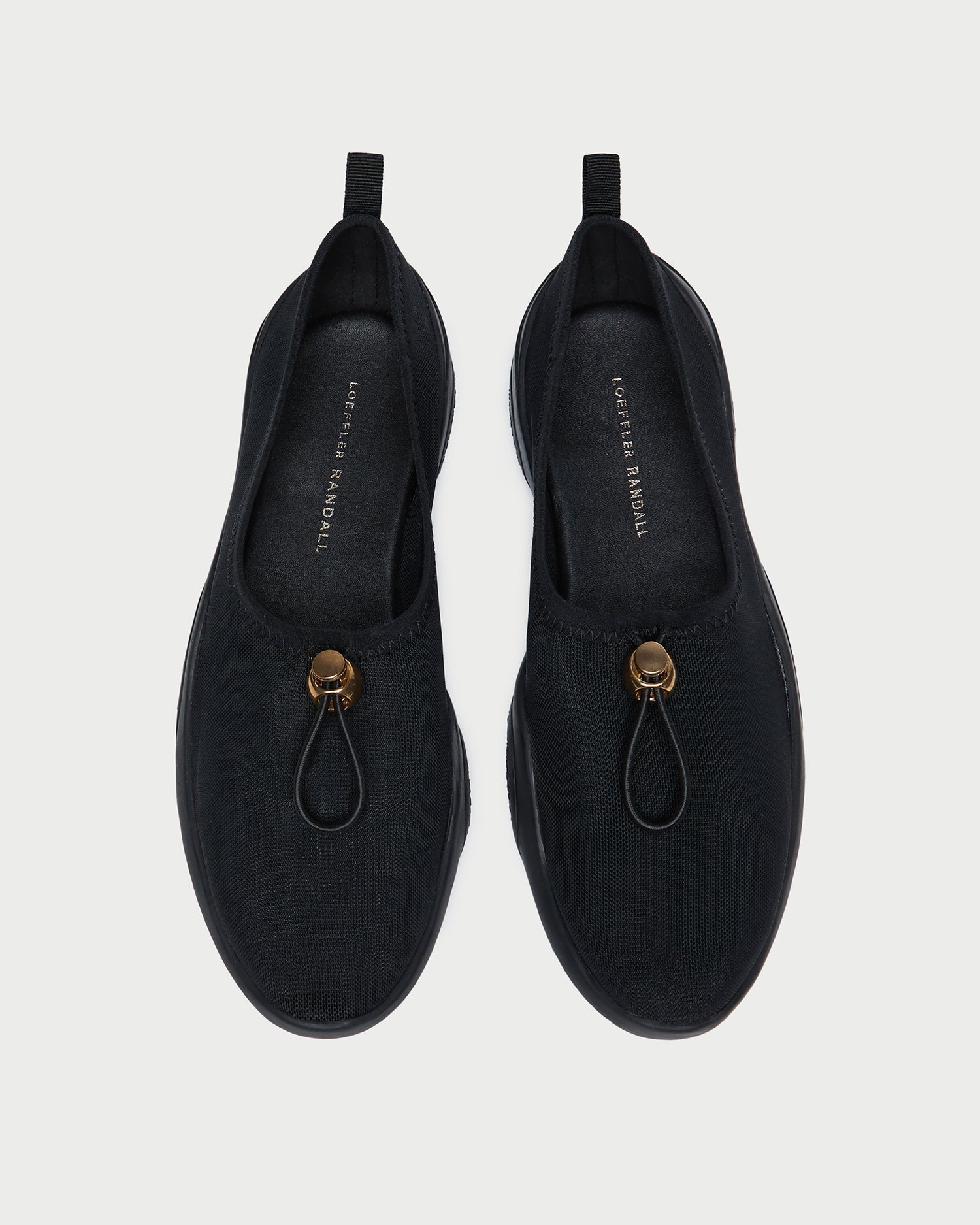 Raina Black Mesh Flat | Women Loeffler Randall