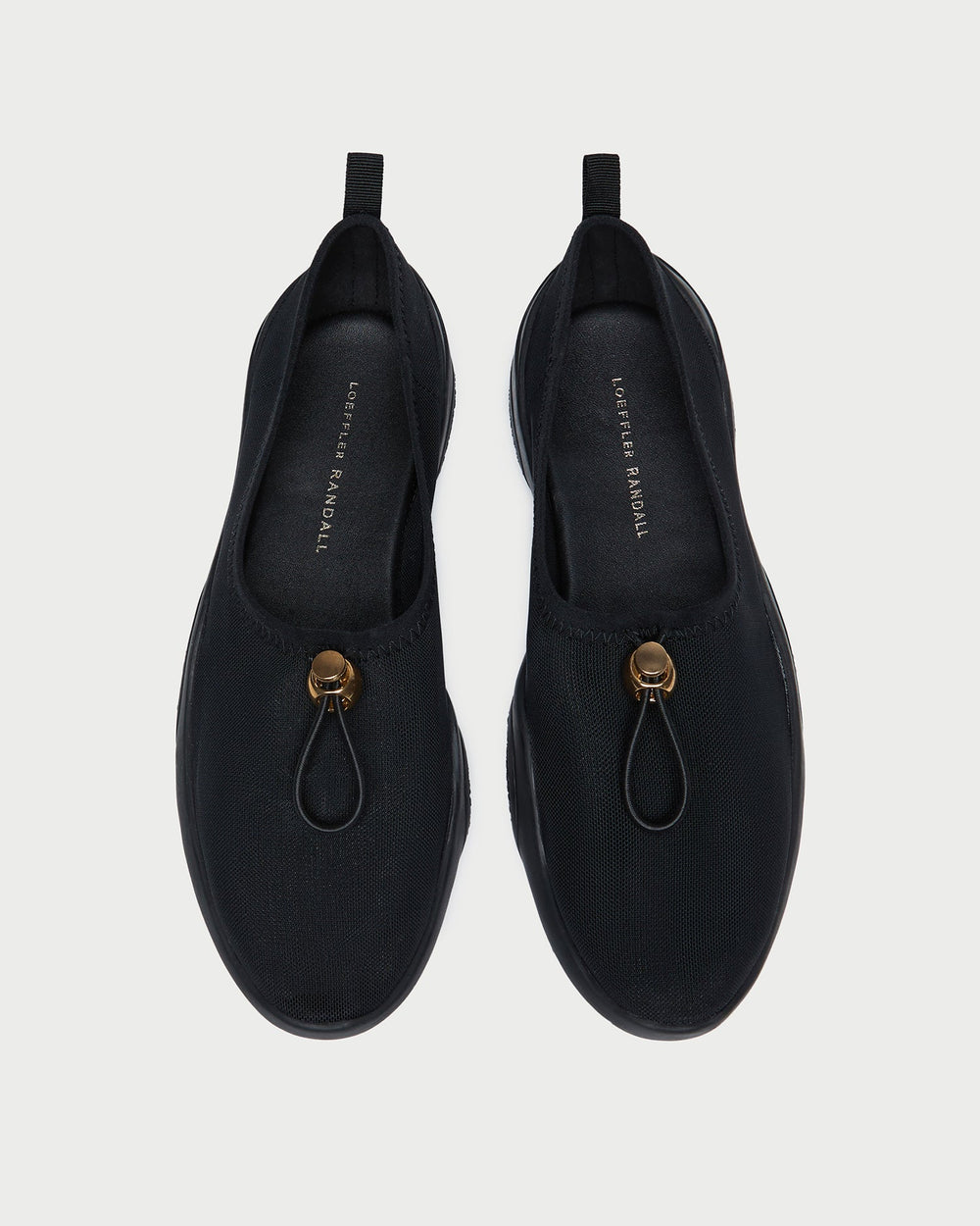 Raina Black Mesh Flat | Women Loeffler Randall