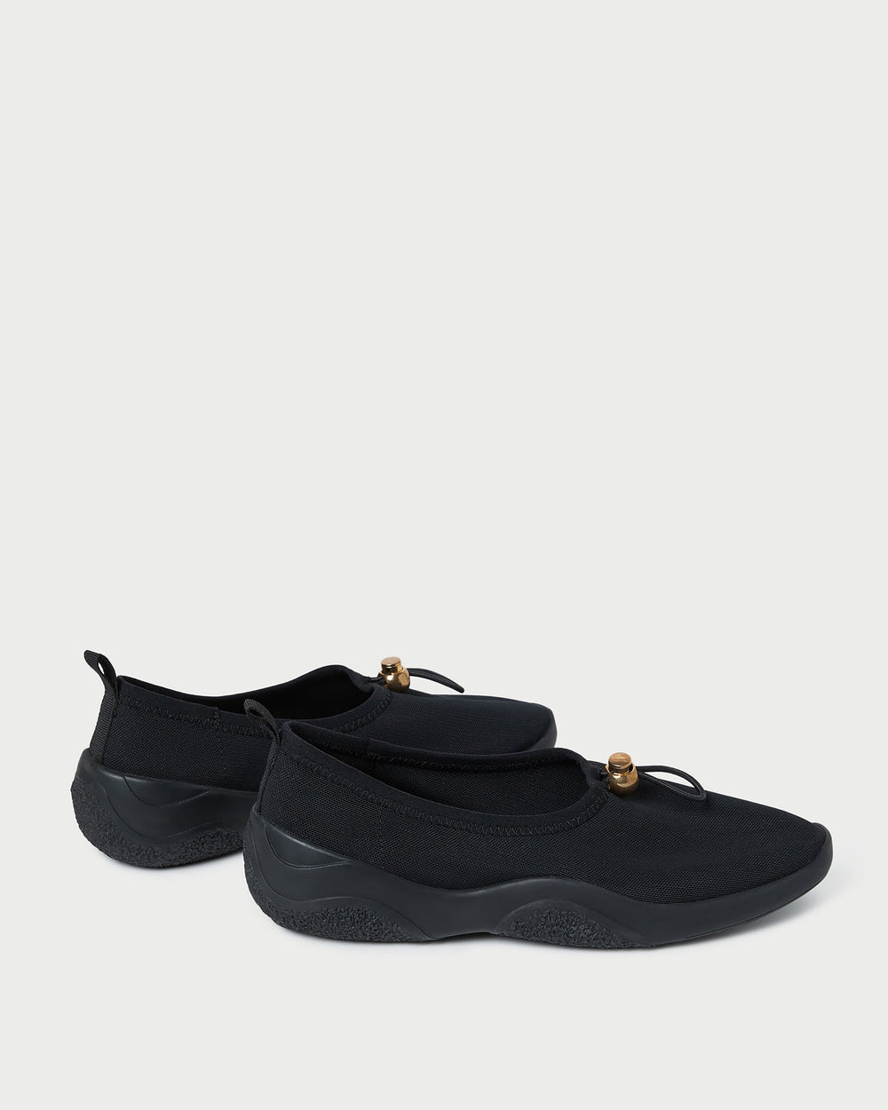 Raina Black Mesh Flat | Women Loeffler Randall