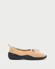 Loeffler Randall Women | Raina Caramel/Black Mesh Flat
