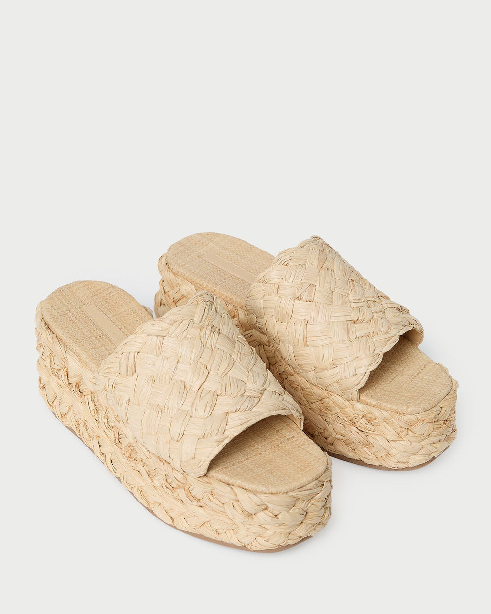 Aaron Natural Braided Straw Mule | Women Loeffler Randall