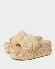 Aaron Natural Braided Straw Mule | Women Loeffler Randall