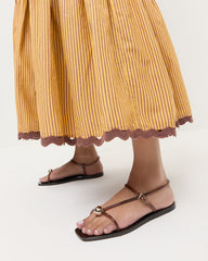 Dana Brown Strappy Jelly Sandal | Loeffler Randall Women