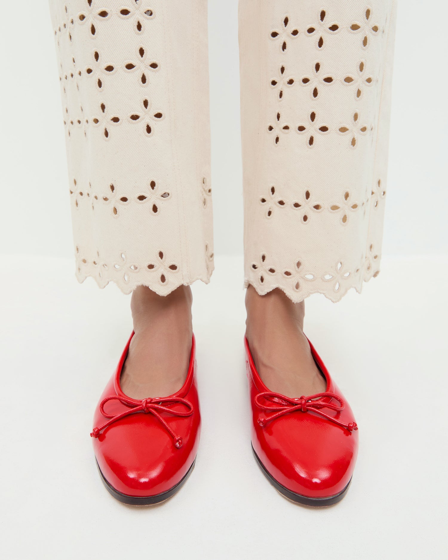 Noelle Red Ballet Flat | Women Loeffler Randall