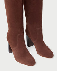 Loeffler Randall Women | Goldy Espresso Suede Tall Boot