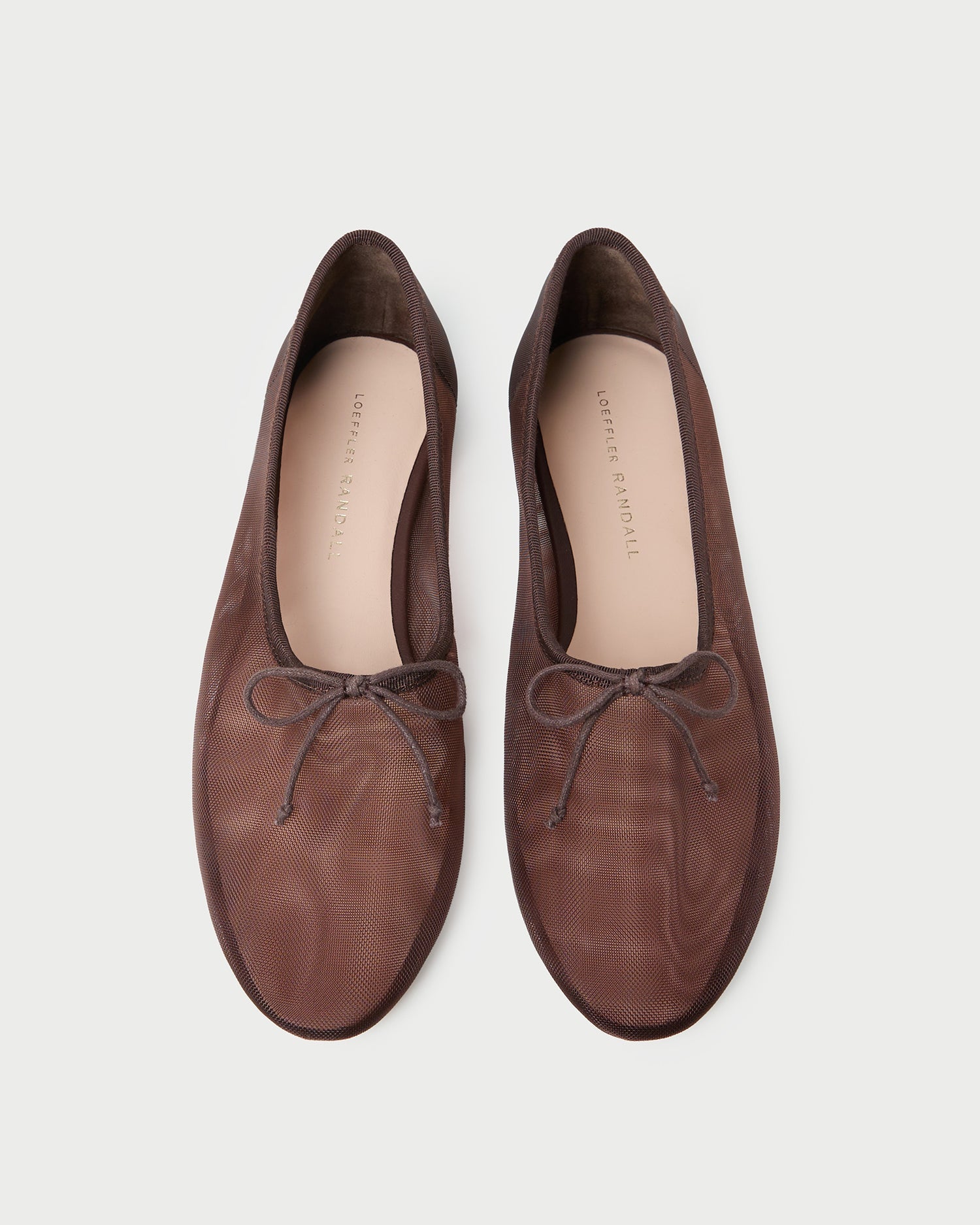 Landon Chocolate Mesh Ballet Flat | Women Loeffler Randall