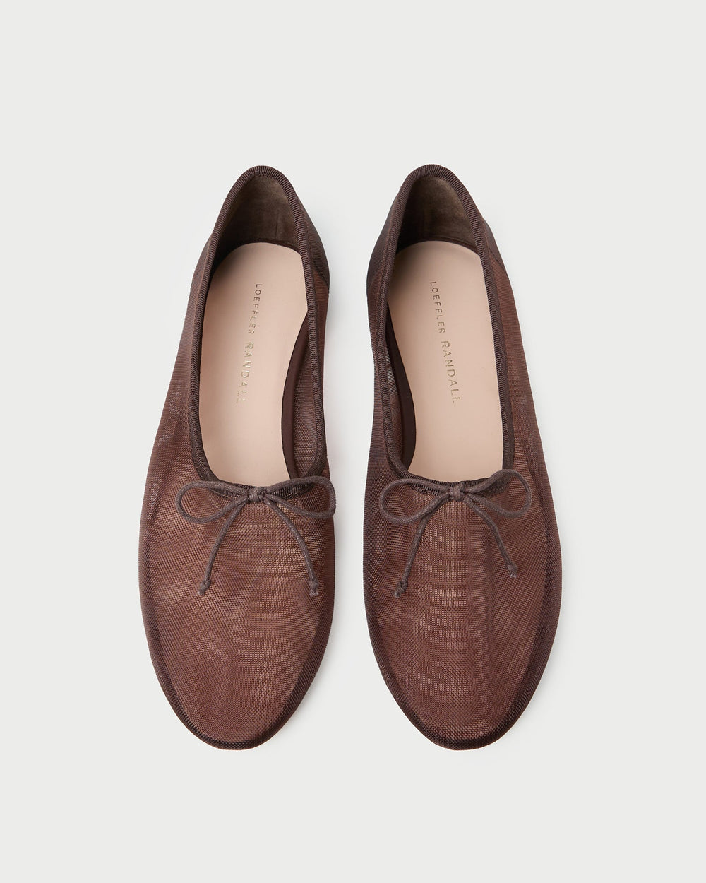 Landon Chocolate Mesh Ballet Flat | Women Loeffler Randall