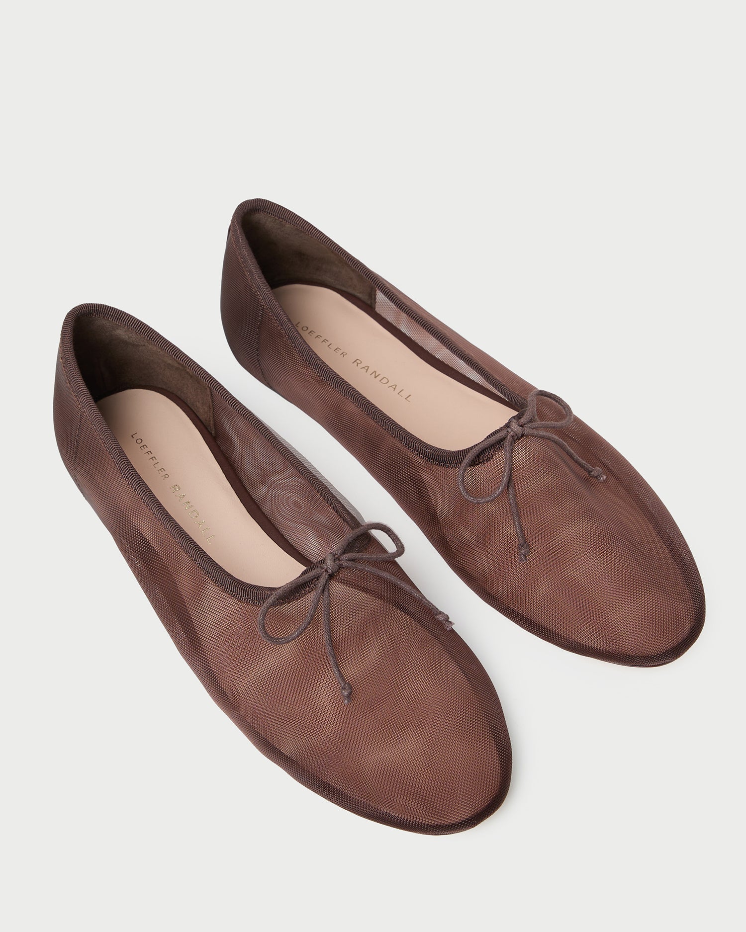 Landon Chocolate Mesh Ballet Flat | Women Loeffler Randall