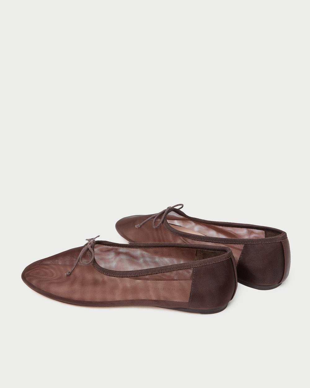 Landon Chocolate Mesh Ballet Flat | Women Loeffler Randall