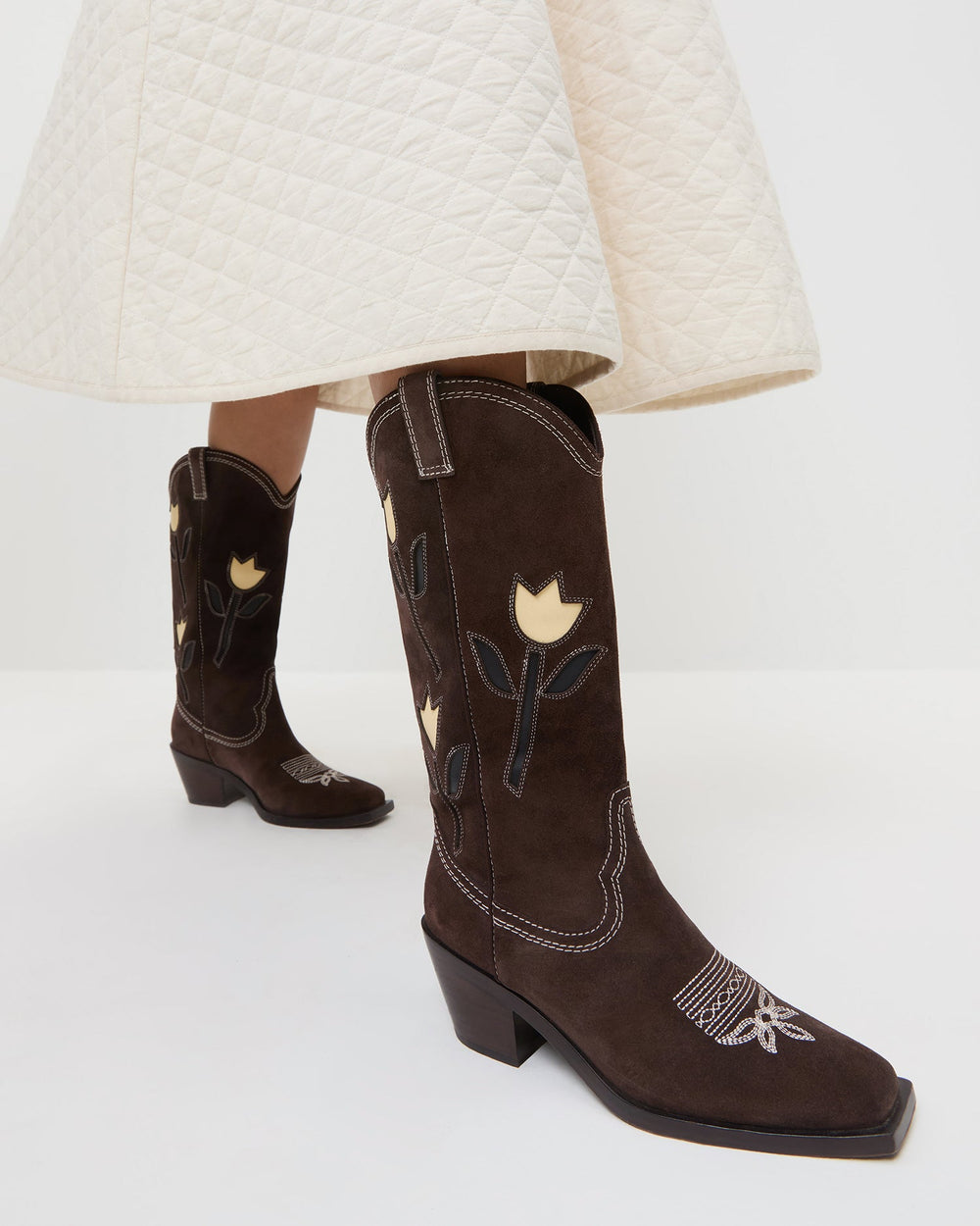 Loeffler Randall Women | Wilder Brown Suede Tulip Boot
