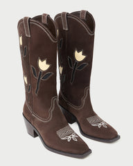 Loeffler Randall Women | Wilder Brown Suede Tulip Boot