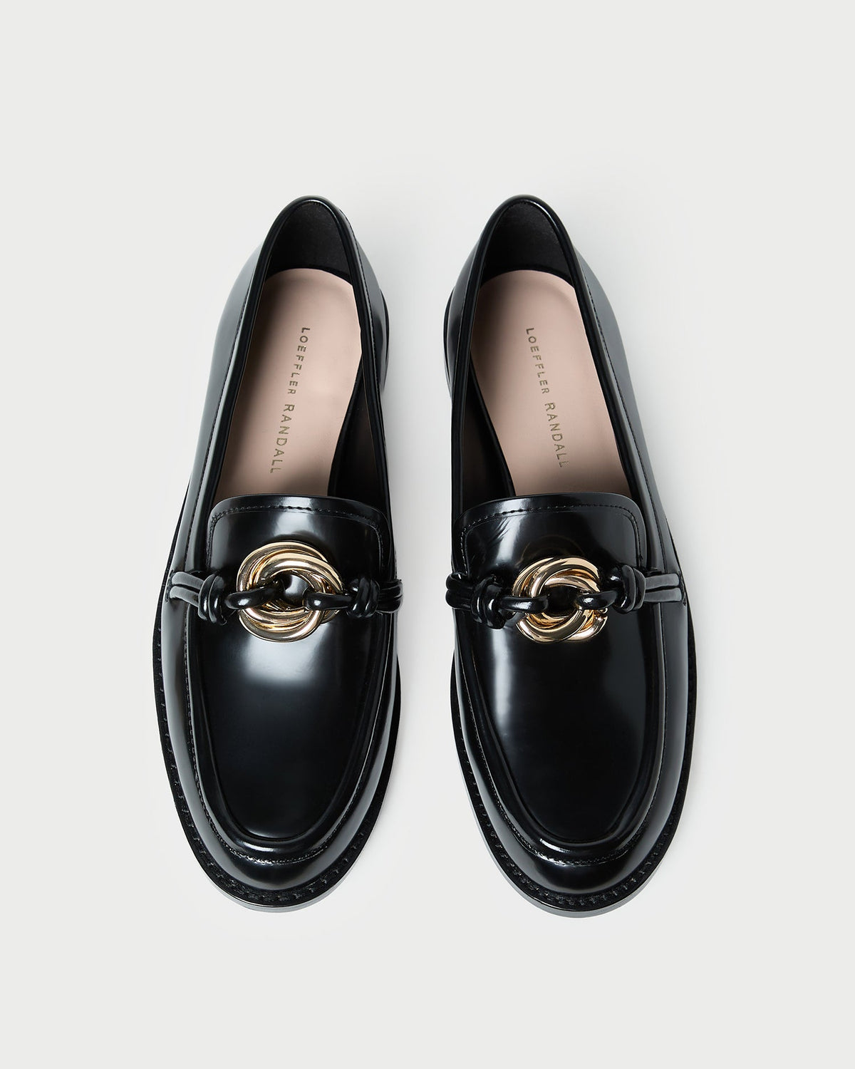 Loeffler Randall Women | Roma Black Leather Loafer