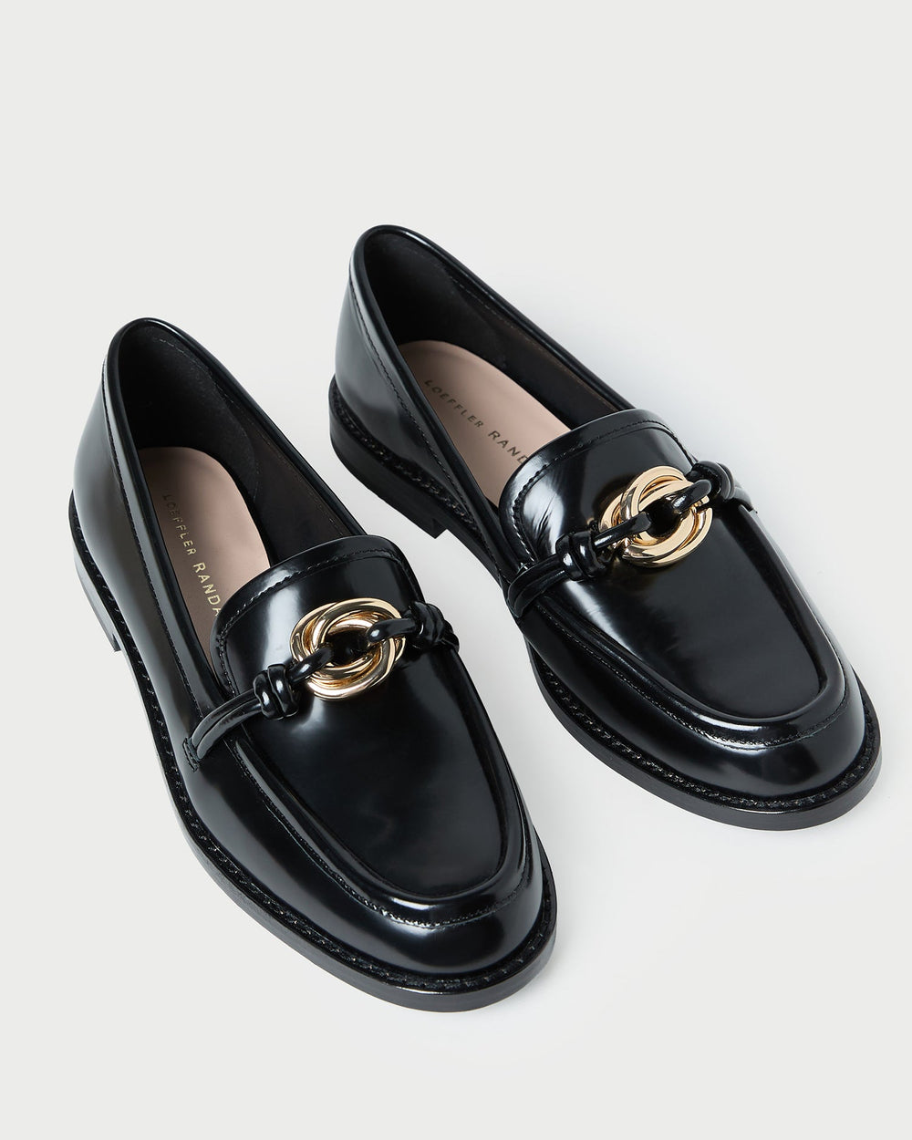 Loeffler Randall Women | Roma Black Leather Loafer