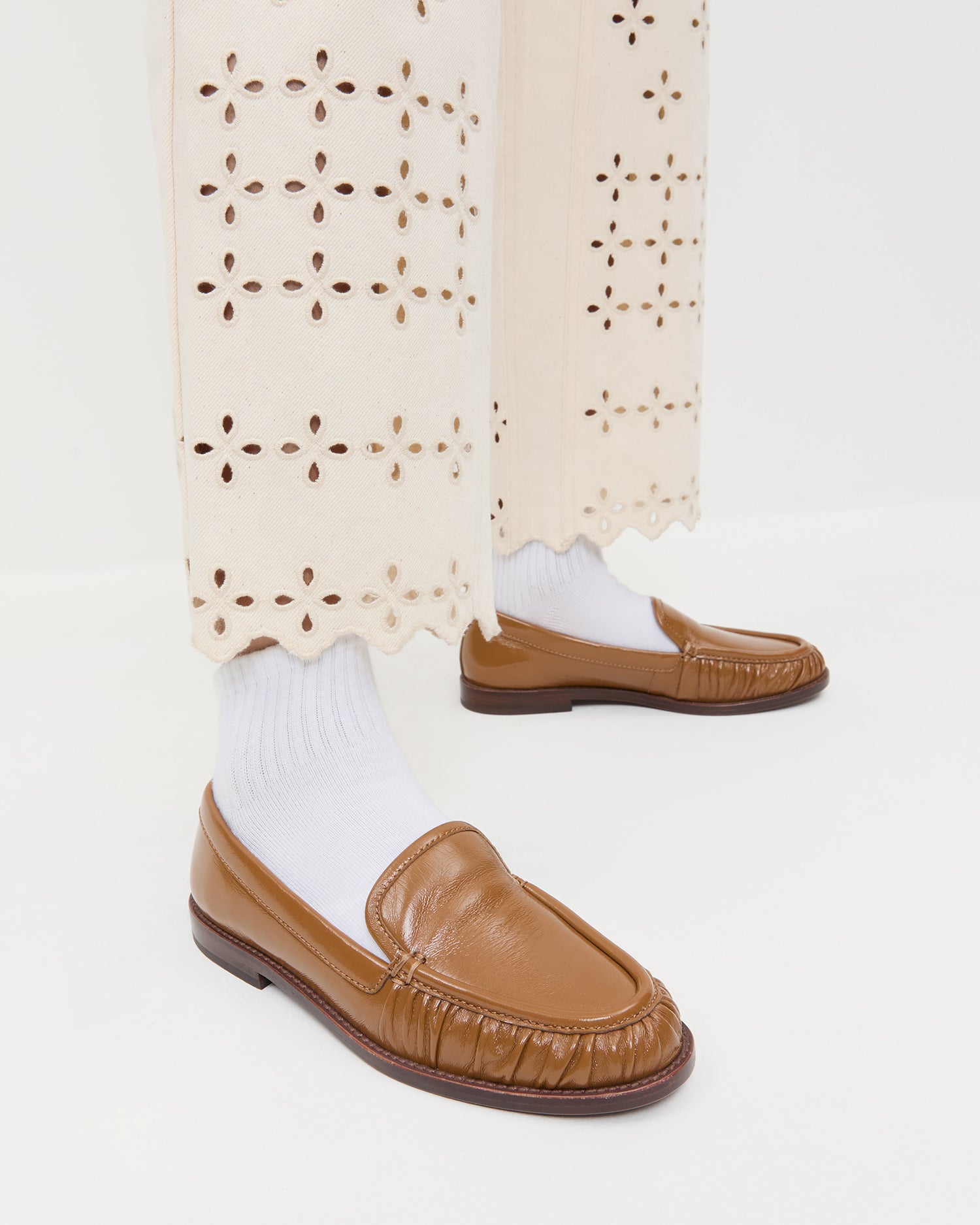 Lucille Safari Leather Loafer | Women Loeffler Randall