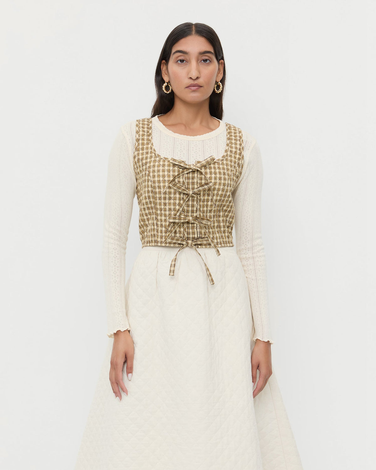 Callista Tie-Front Vest | Women Loeffler Randall