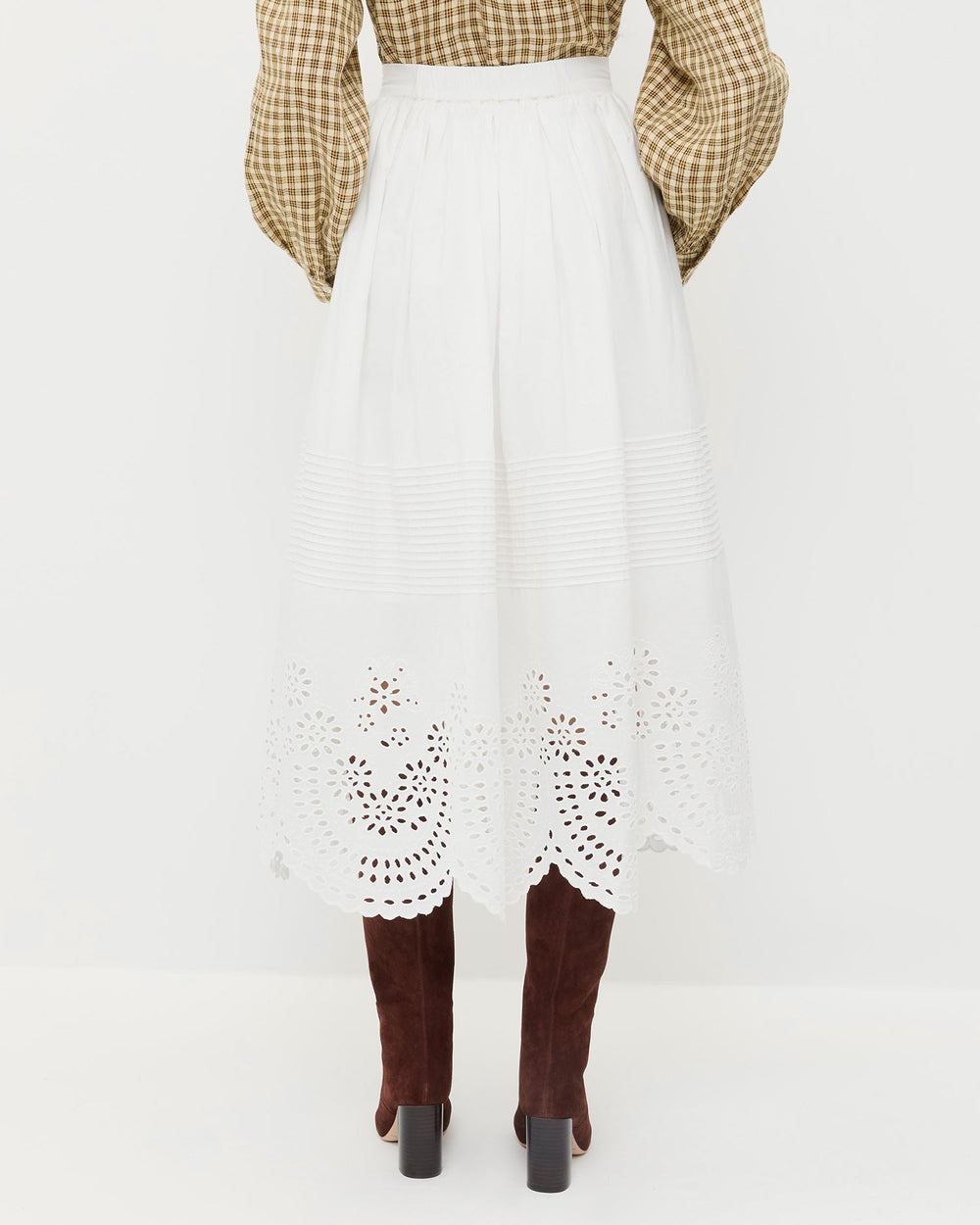 Loeffler Randall Women | Tinsley Broderie Skirt