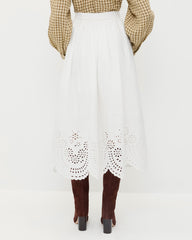 Loeffler Randall Women | Tinsley Broderie Skirt