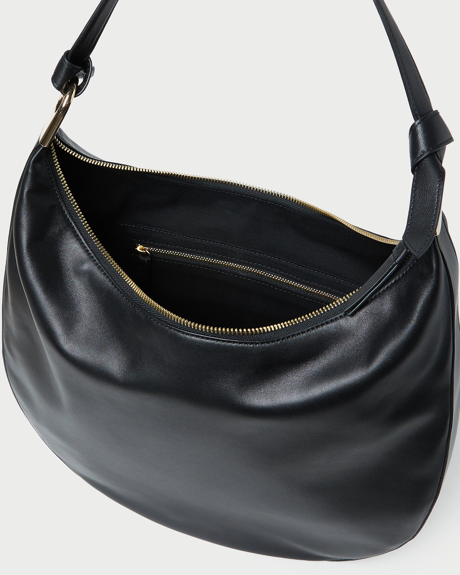 Morgan Black Leather Shoulder Bag | Women Loeffler Randall