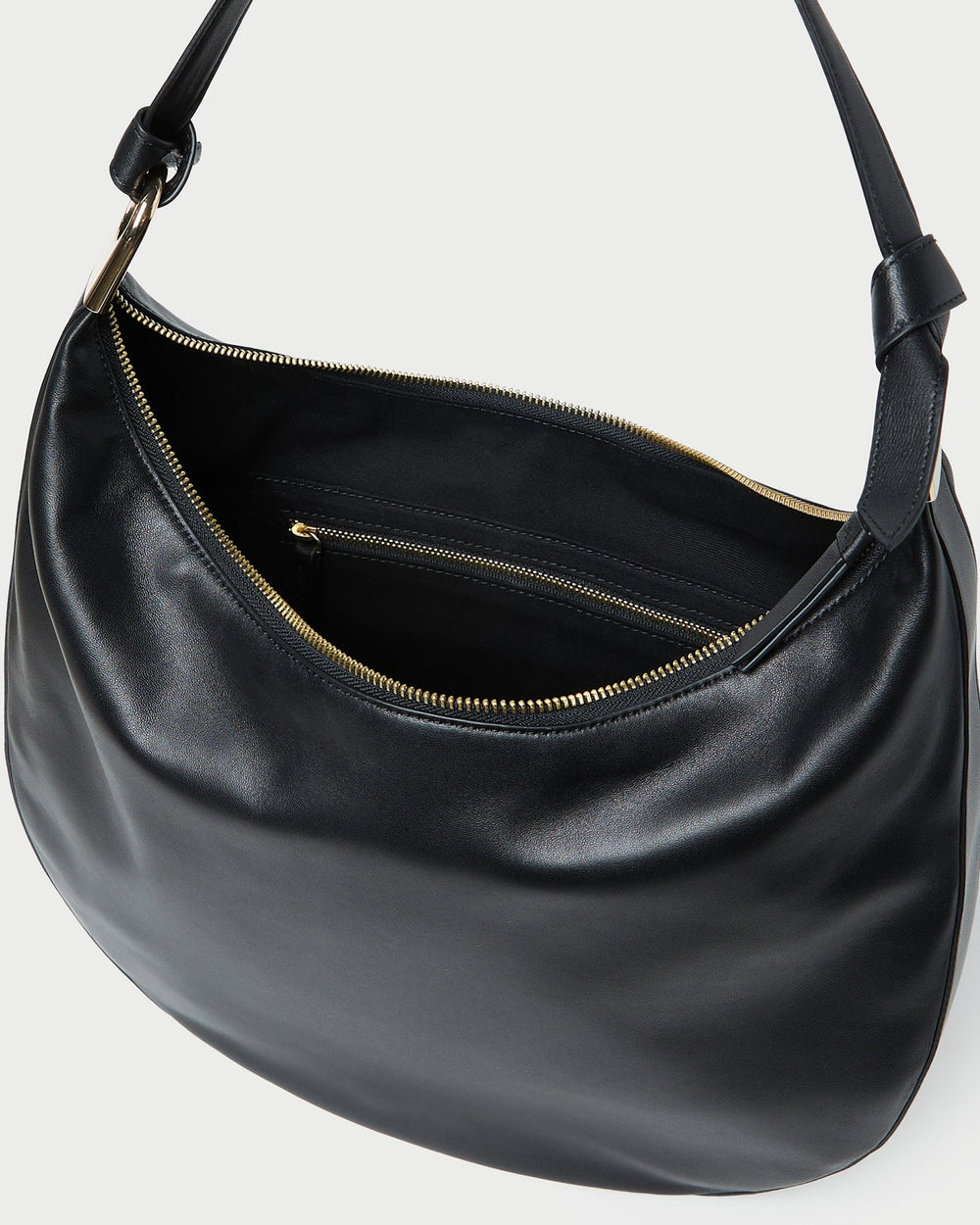 Morgan Black Leather Shoulder Bag | Women Loeffler Randall