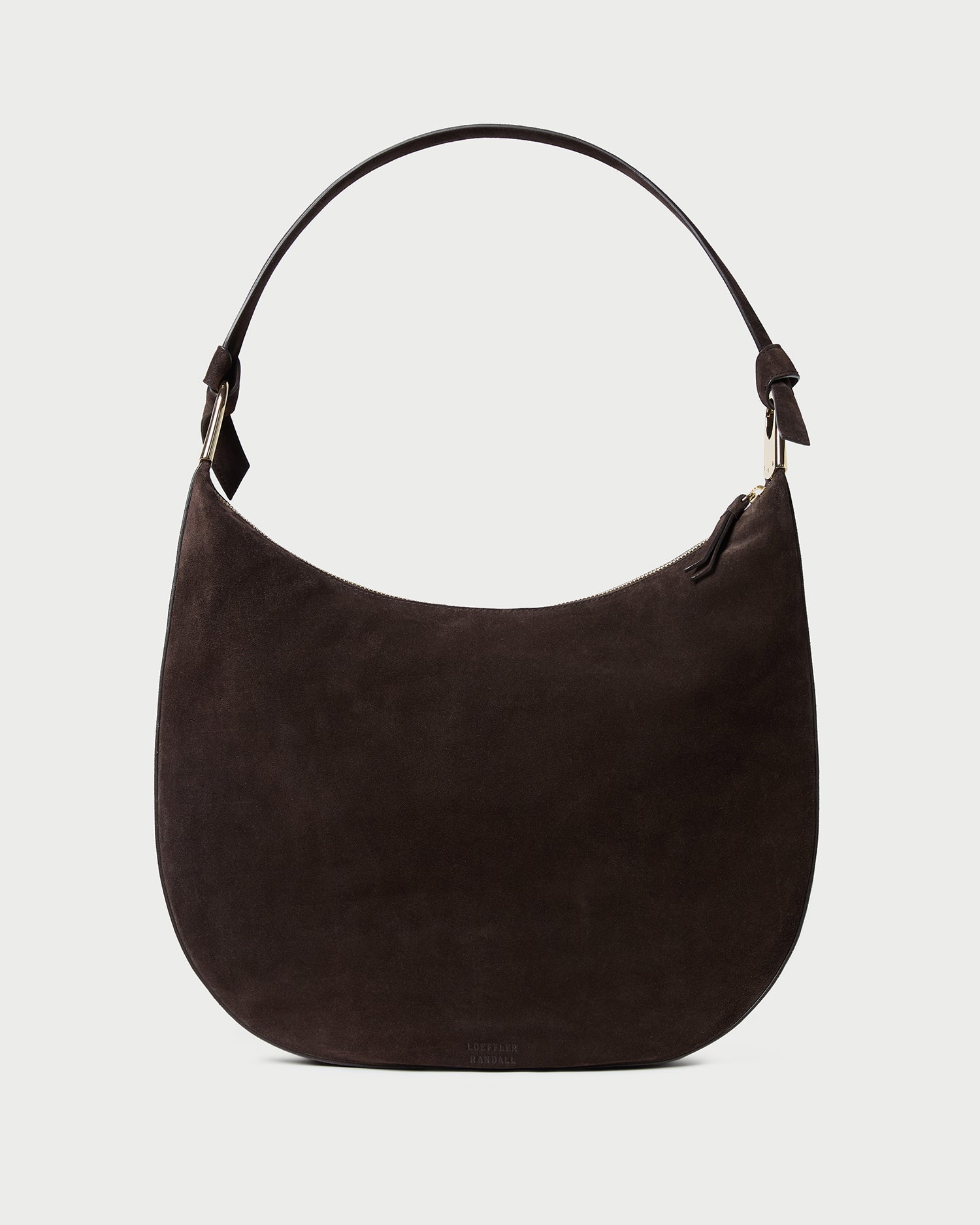 Loeffler Randall Women | Morgan Brown Suede Shoulder Bag