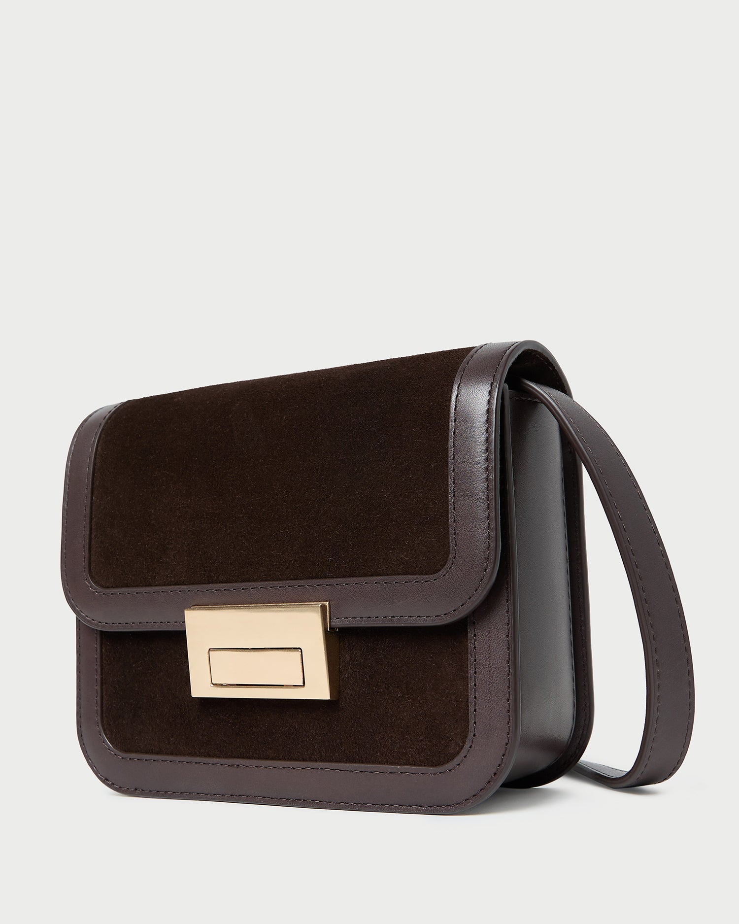 Desi Brown Suede Crossbody | Women Loeffler Randall