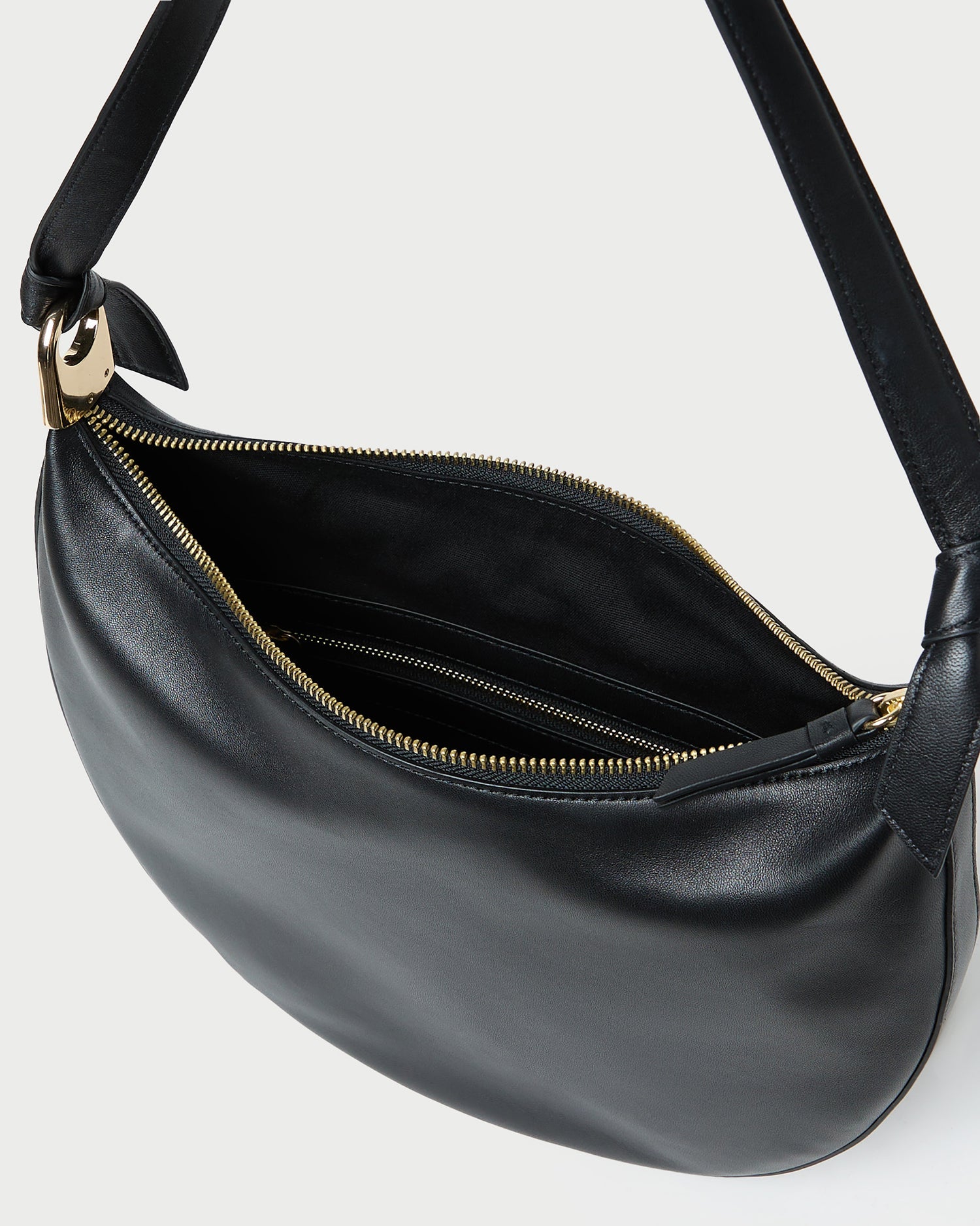 Harlow Black Leather Shoulder Bag | Women Loeffler Randall