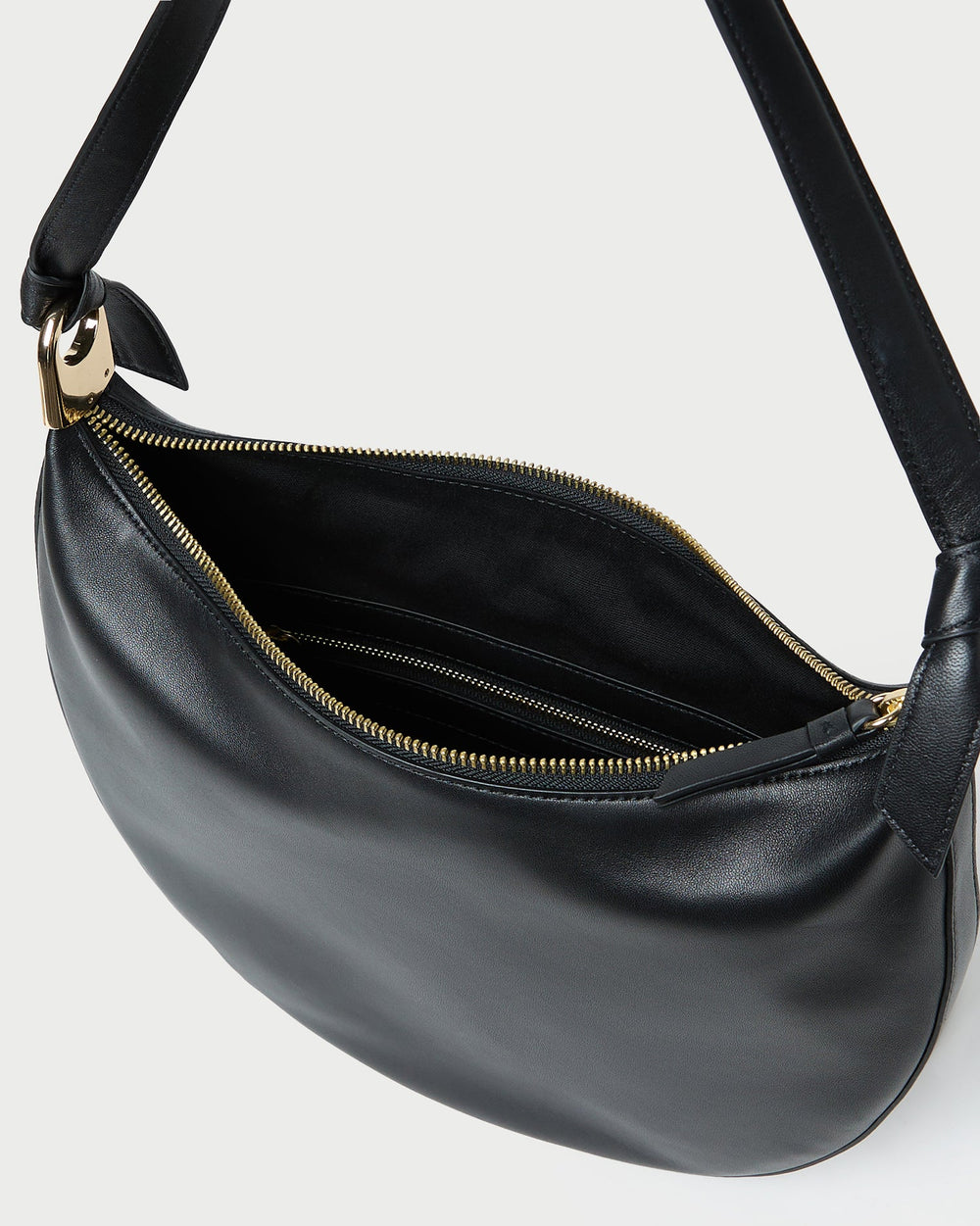 Harlow Black Leather Shoulder Bag | Women Loeffler Randall
