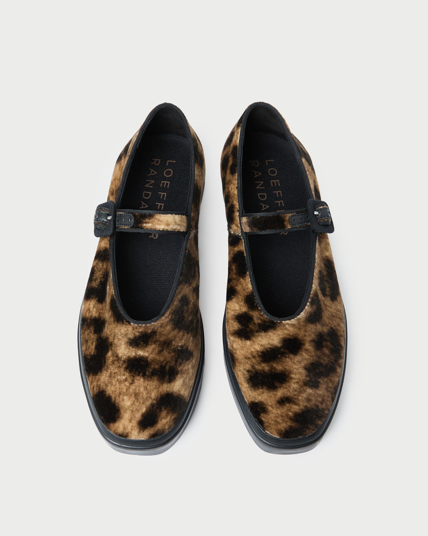 Loeffler Randall Women | Cooper Leopard Velvet Mary Jane Sneaker