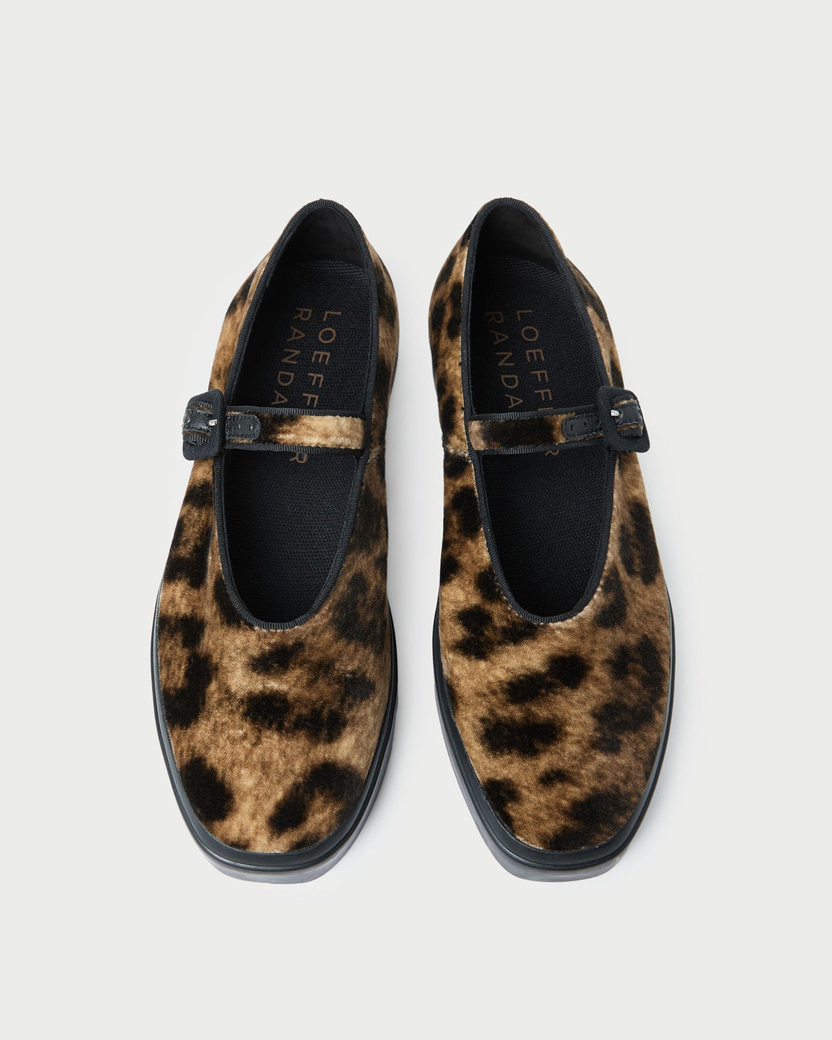 Loeffler Randall Women | Cooper Leopard Velvet Mary Jane Sneaker