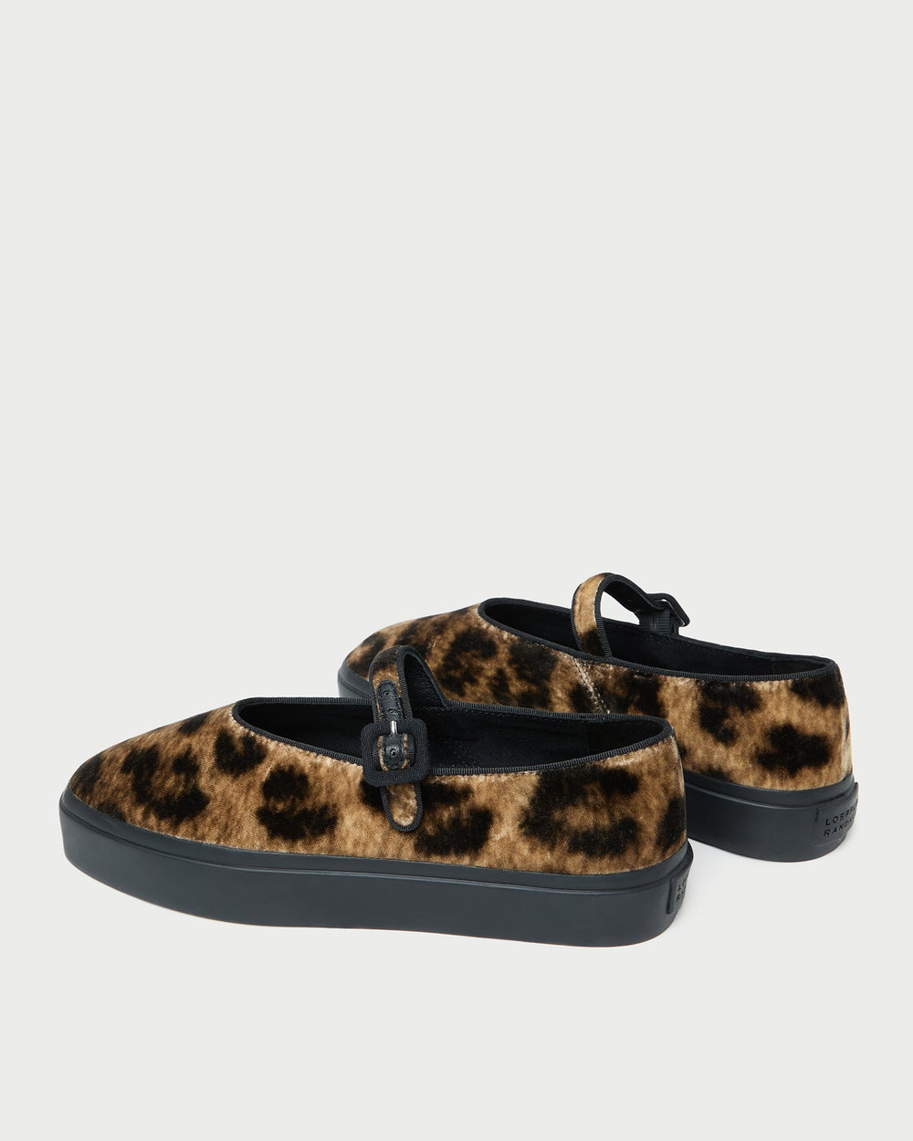 Loeffler Randall Women | Cooper Leopard Velvet Mary Jane Sneaker