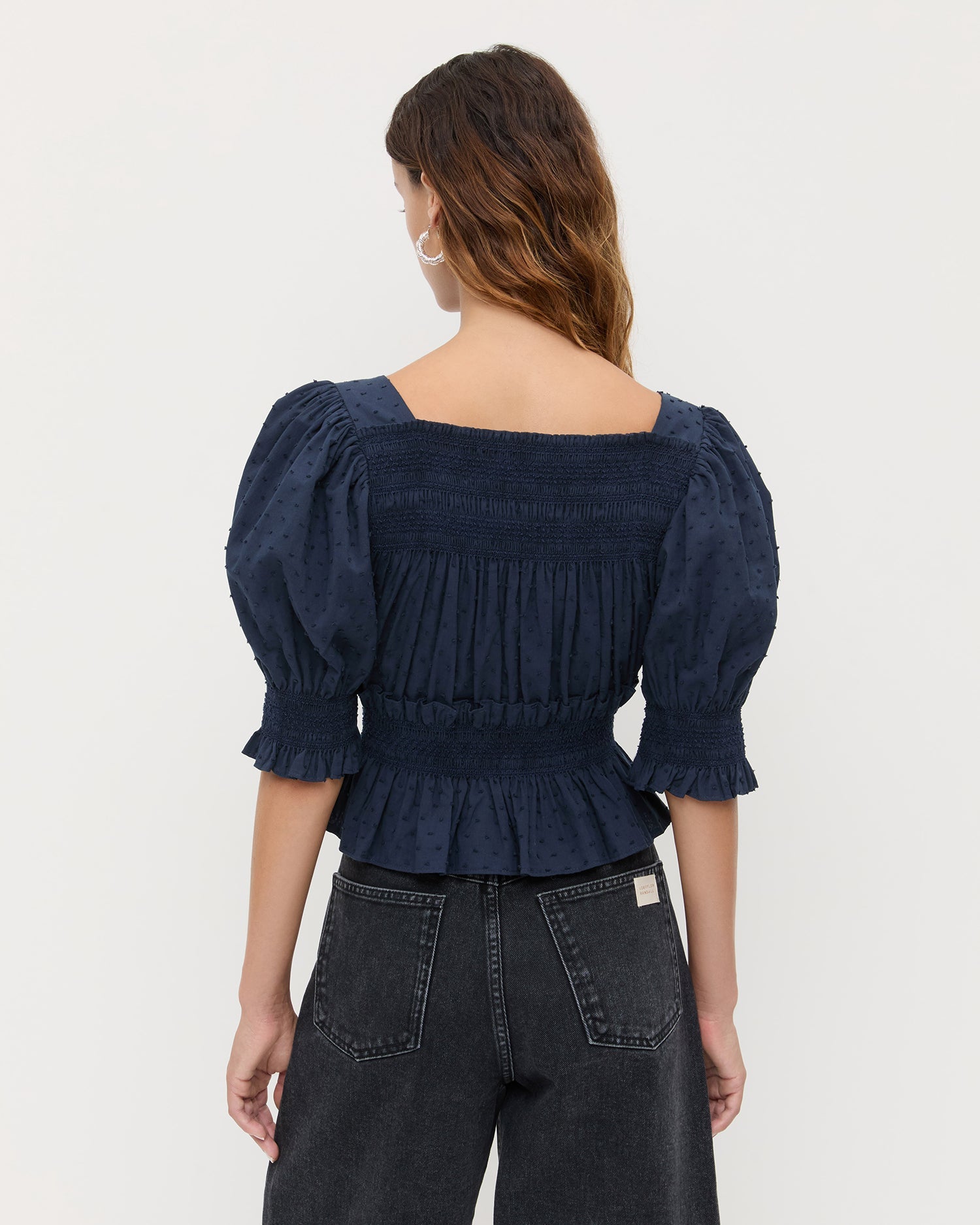 Nicola Smocked Blouse | Women Loeffler Randall