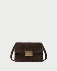 Delphine Brown Suede Shoulder Bag | Loeffler Randall Women
