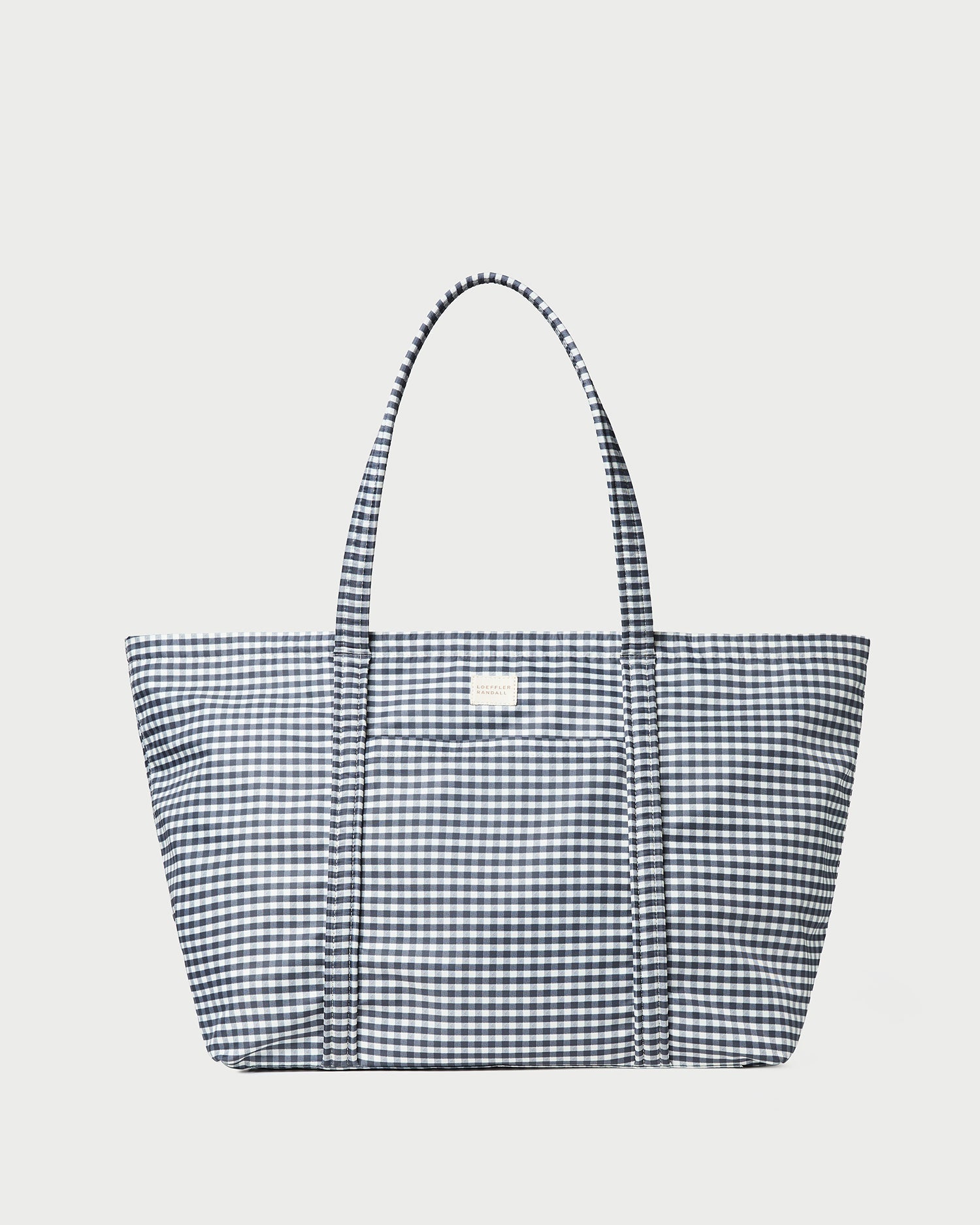 Loeffler Randall Women | Dina Black/White Gingham Travel Tote
