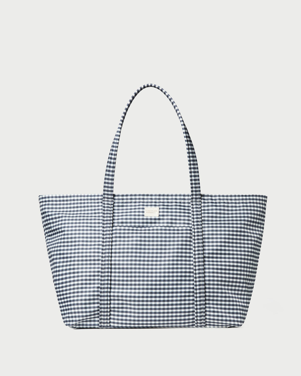 Loeffler Randall Women | Dina Black/White Gingham Travel Tote