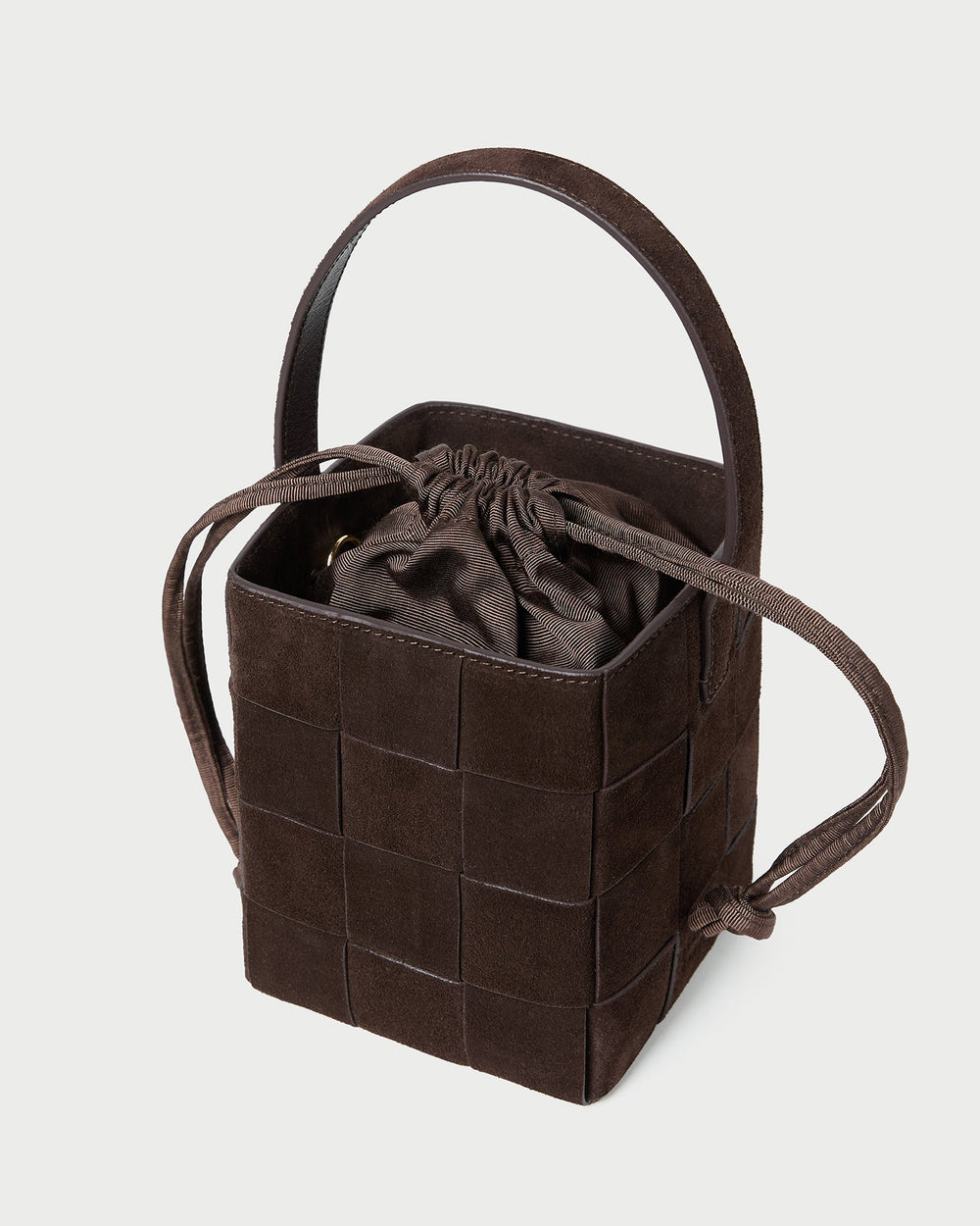 Loeffler Randall Women | Laith Brown Suede Bucket Bag