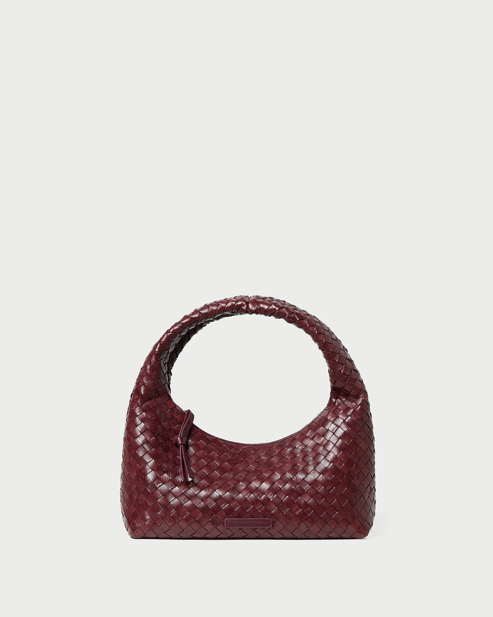 Mercer Maroon Woven Shoulder Bag | Loeffler Randall Women