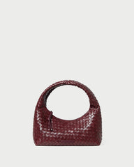 Mercer Maroon Woven Shoulder Bag | Loeffler Randall Women