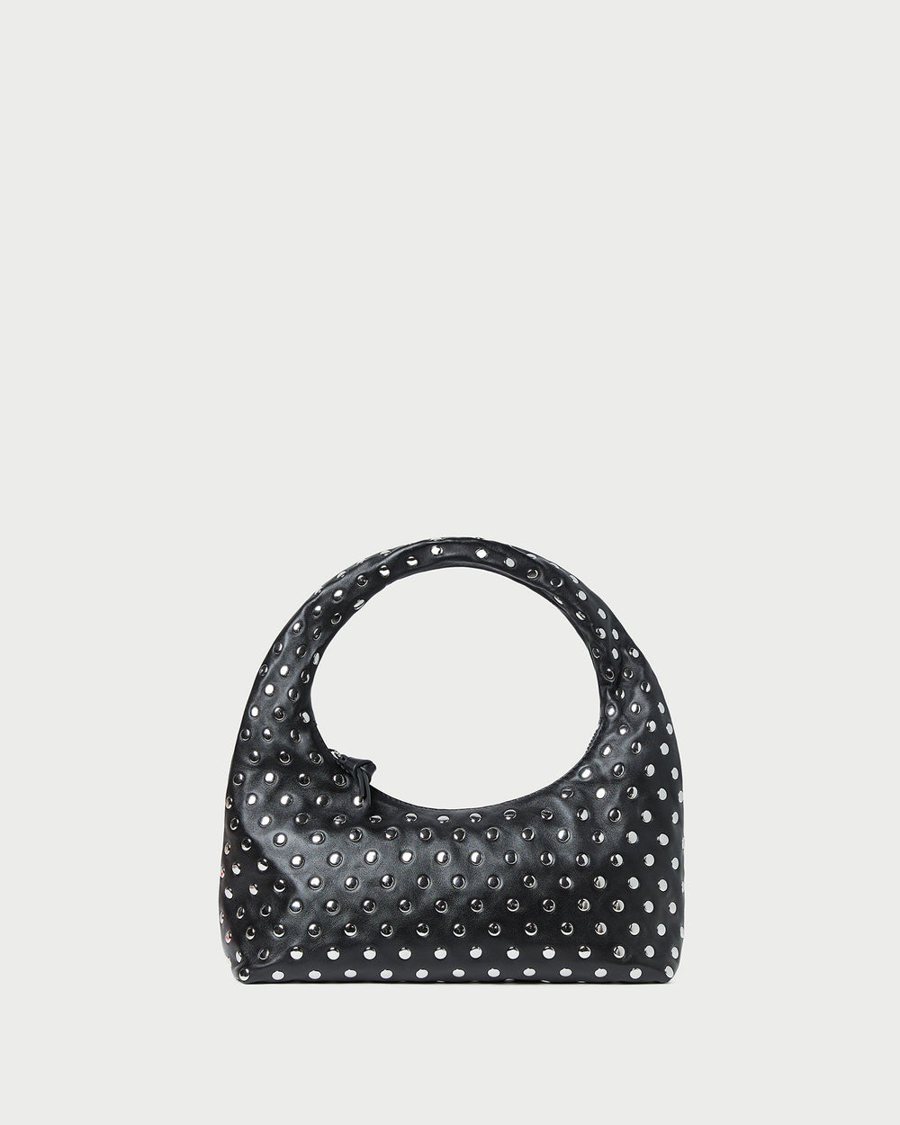 Mercer Black/Silver Leather Shoulder Bag | Loeffler Randall Women