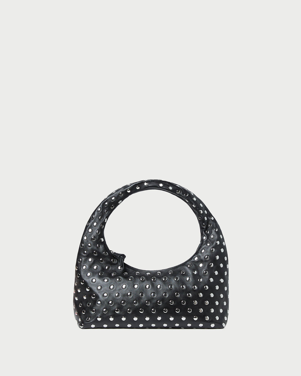 Mercer Black/Silver Leather Shoulder Bag | Loeffler Randall Women