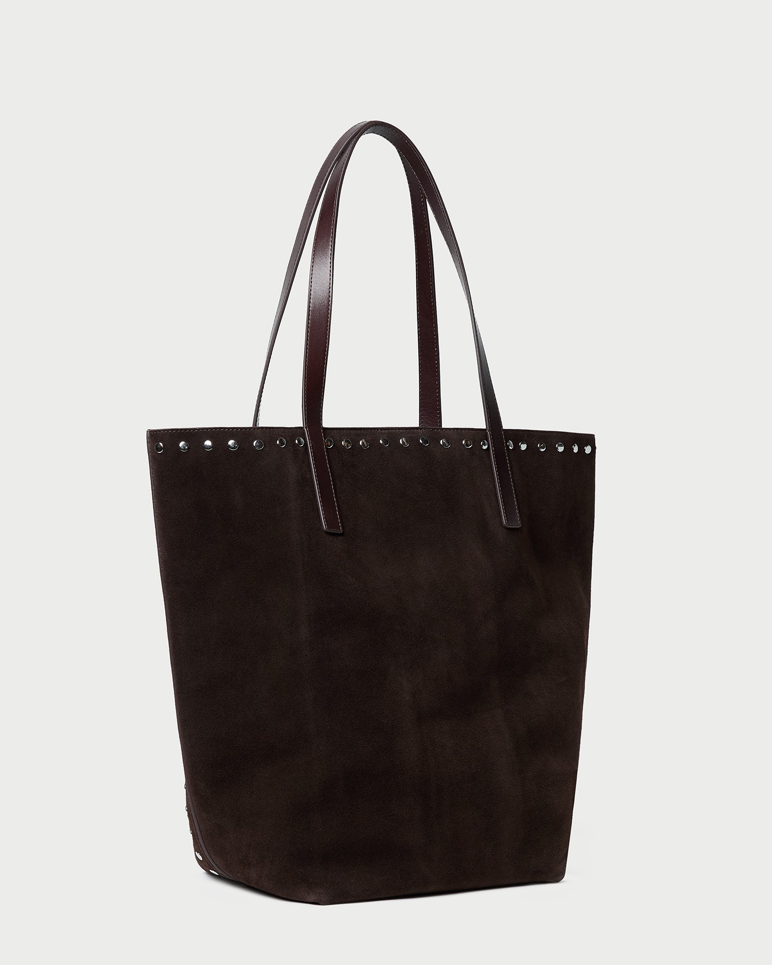 Loeffler Randall Women | Walker Brown/Silver Suede Tote