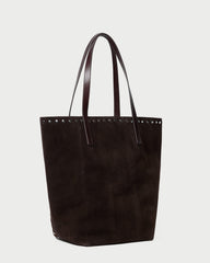 Loeffler Randall Women | Walker Brown/Silver Suede Tote