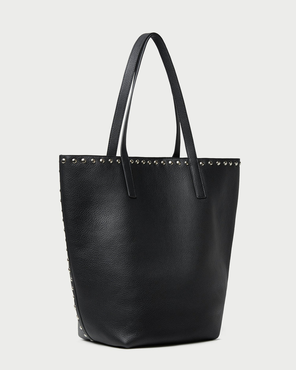 Walker Black/Silver Leather Tote | Loeffler Randall Women