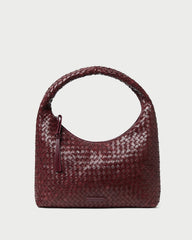Loeffler Randall Women | Willow Maroon Woven Hobo Bag