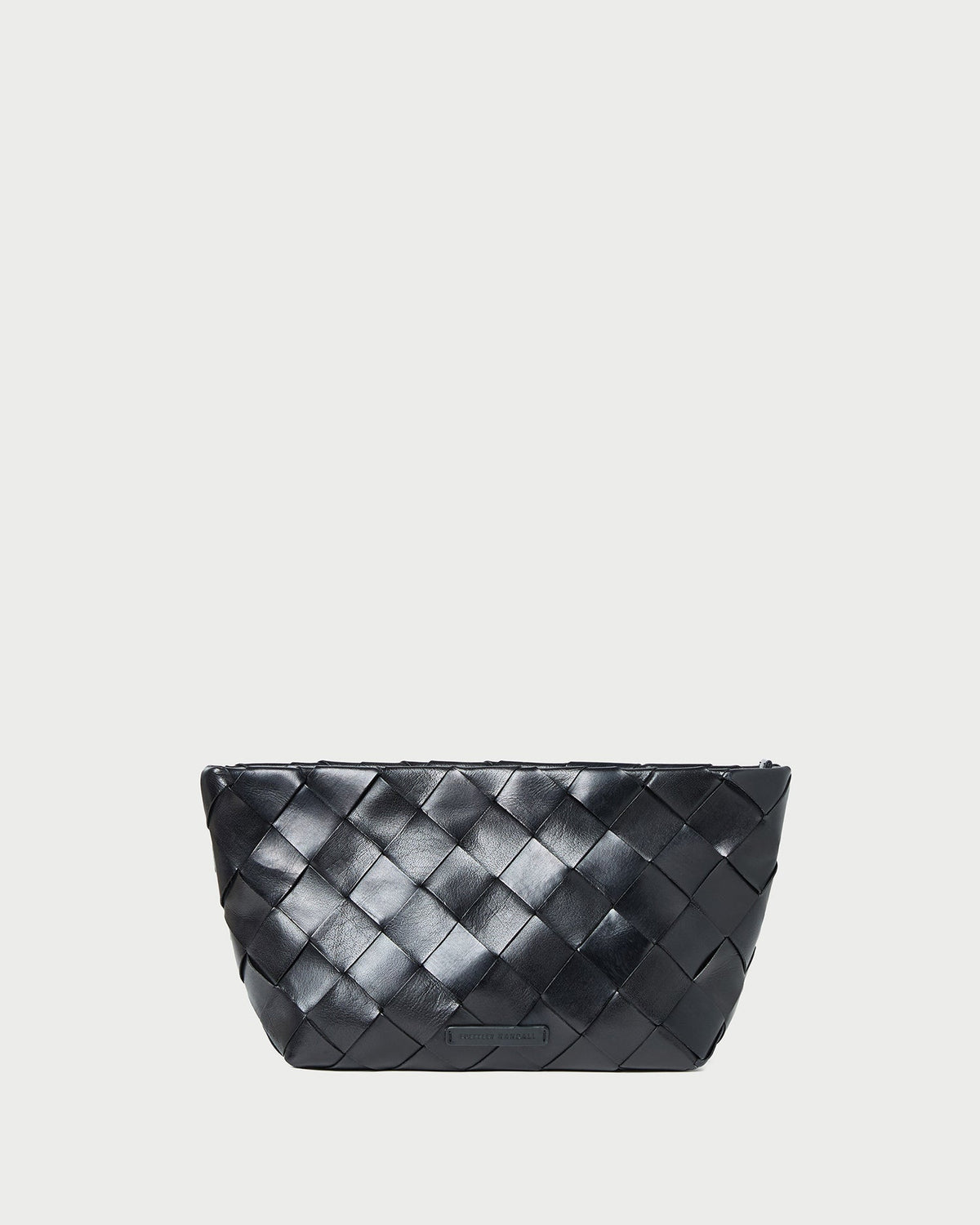 Loeffler Randall Women | Melina Black Woven Leather Clutch
