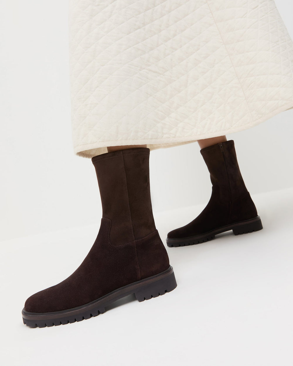Danny Brown Suede Lug Boot | Women Loeffler Randall