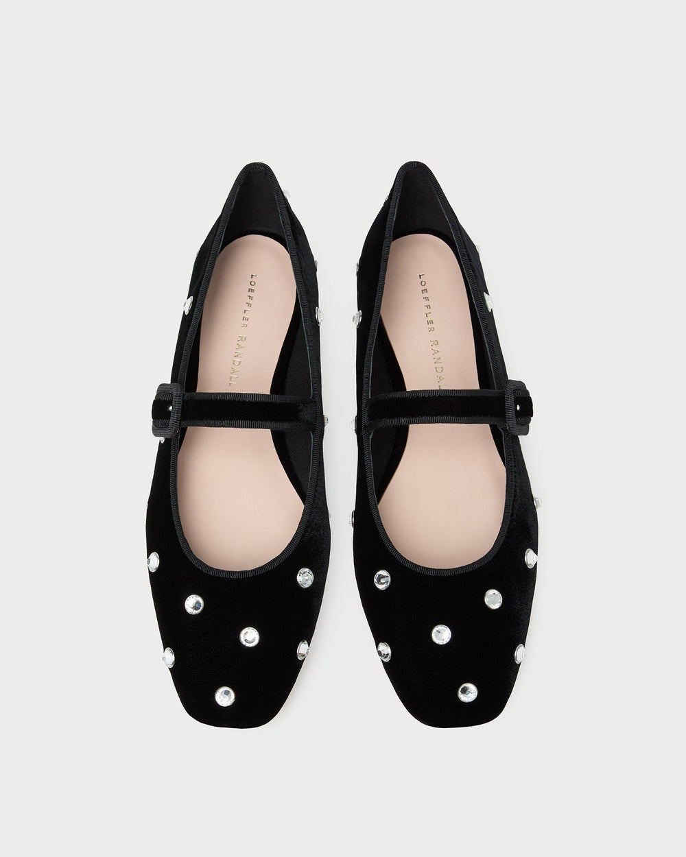 Ginger Black/Crystal Velvet Mary Jane | Loeffler Randall Women