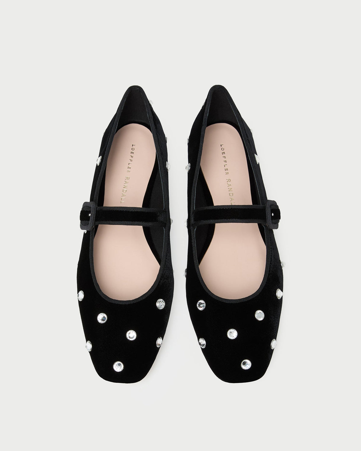 Ginger Black/Crystal Velvet Mary Jane | Loeffler Randall Women