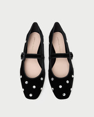 Ginger Black/Crystal Velvet Mary Jane | Loeffler Randall Women
