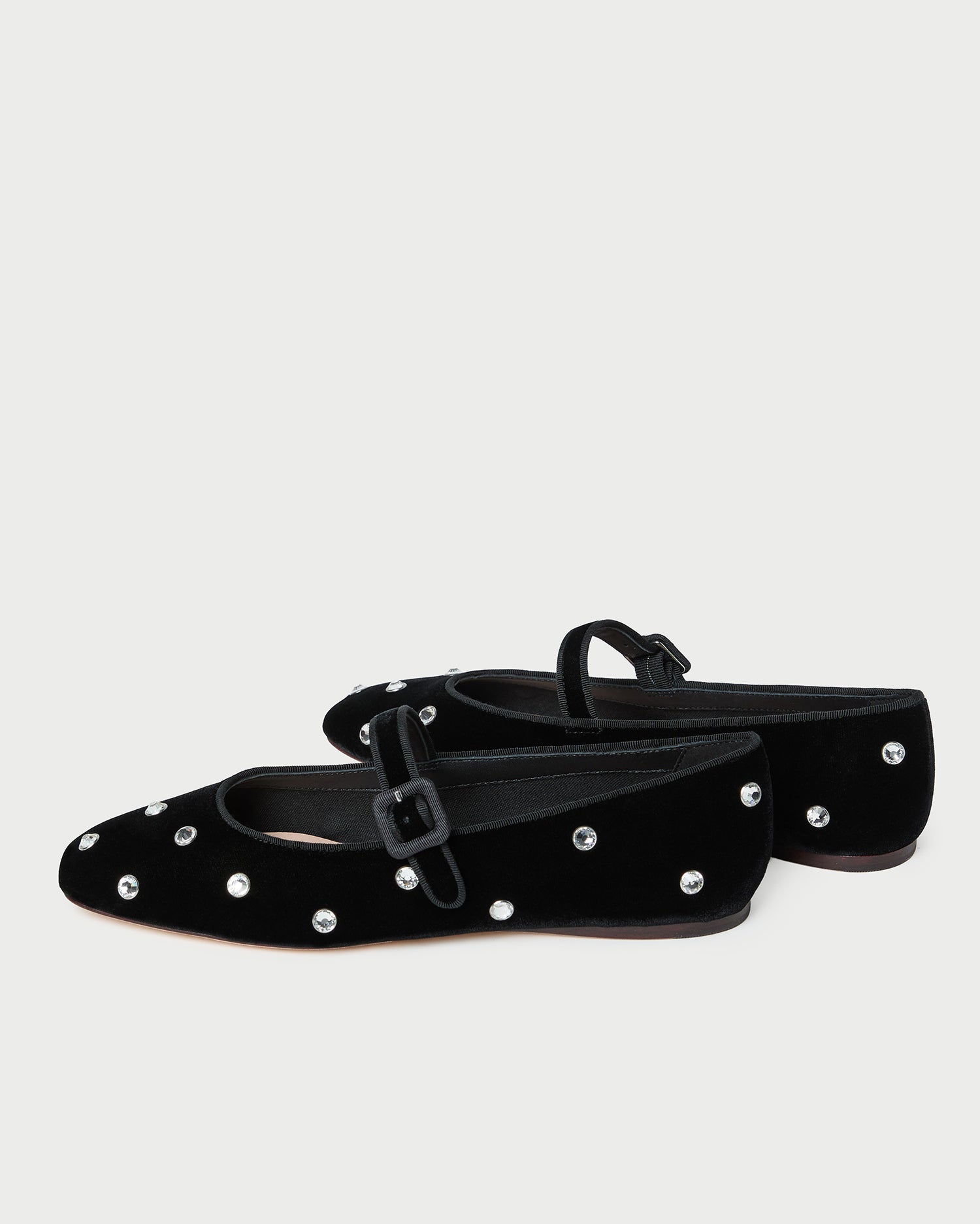 Ginger Black/Crystal Velvet Mary Jane | Loeffler Randall Women