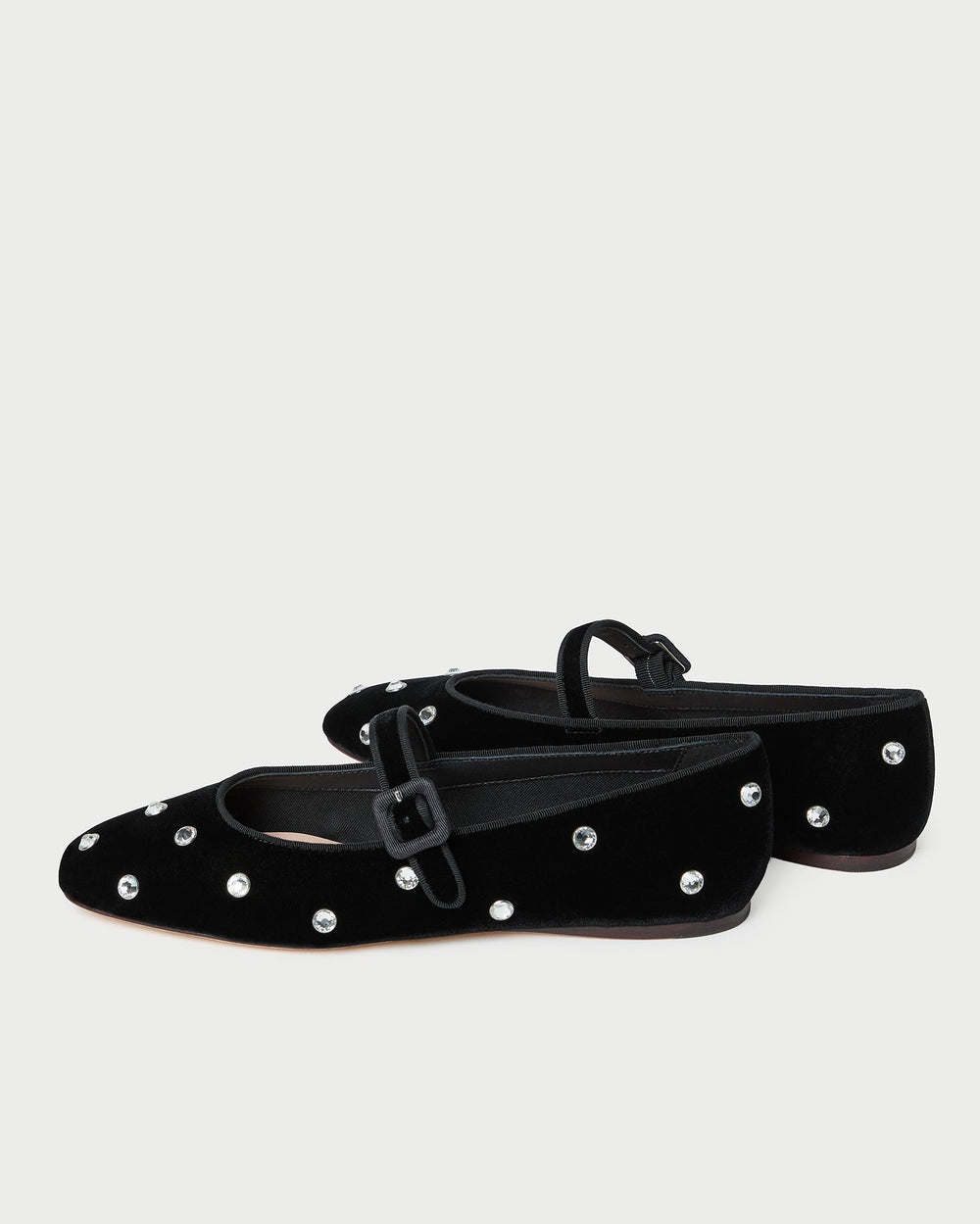Ginger Black/Crystal Velvet Mary Jane | Loeffler Randall Women